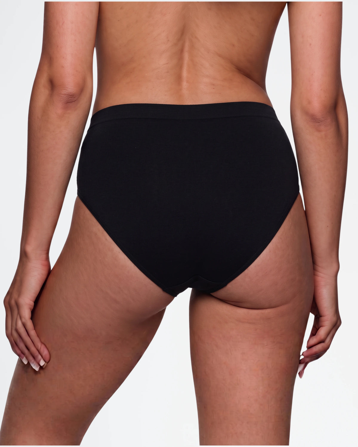 Pack de 3 bragas de cintura alta de bambú sin costuras