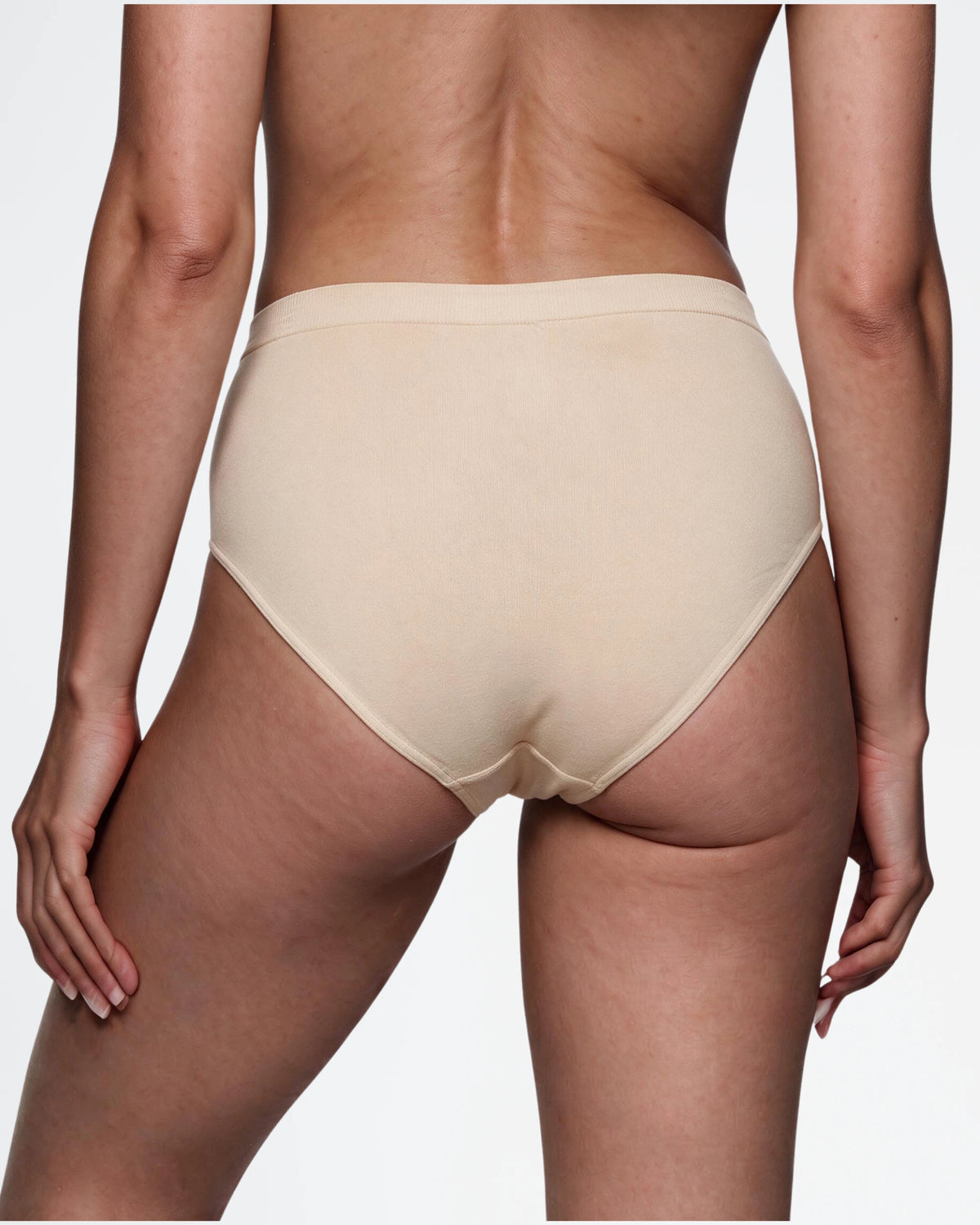 Pack de 3 bragas de cintura alta de bambú sin costuras