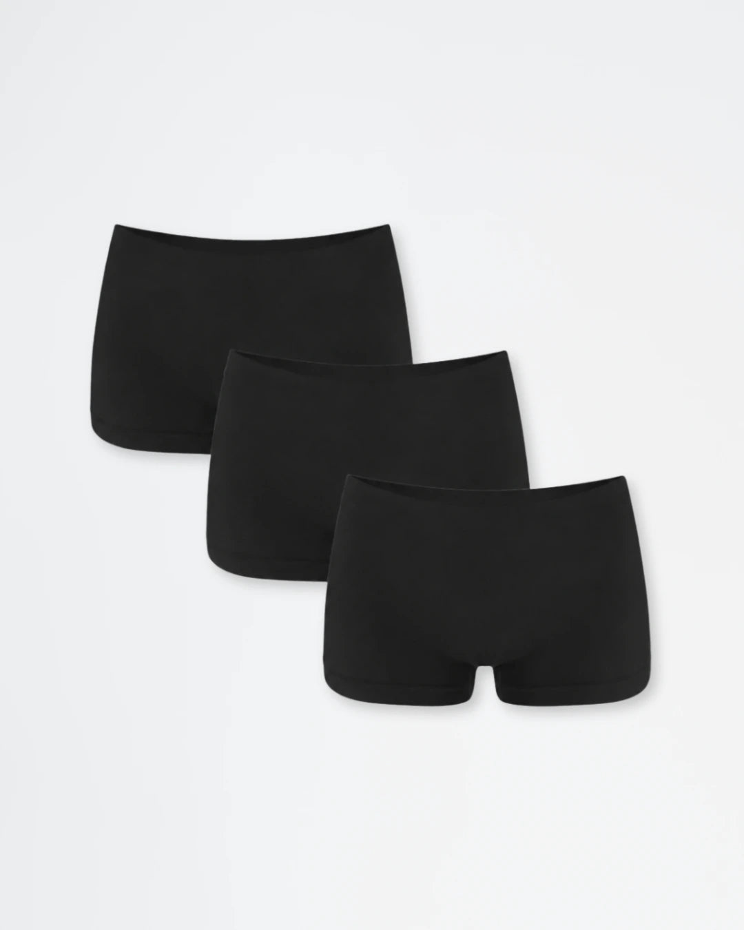 Pack de 3 shorts de bambú para mujer sin costuras