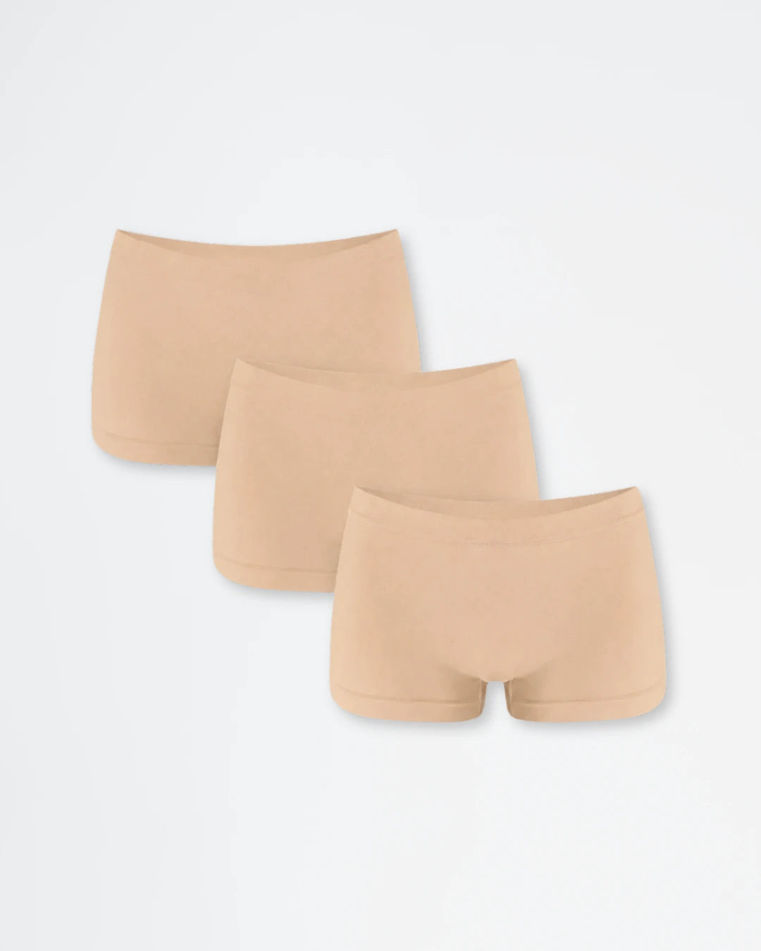 Pack de 3 shorts de bambú para mujer sin costuras