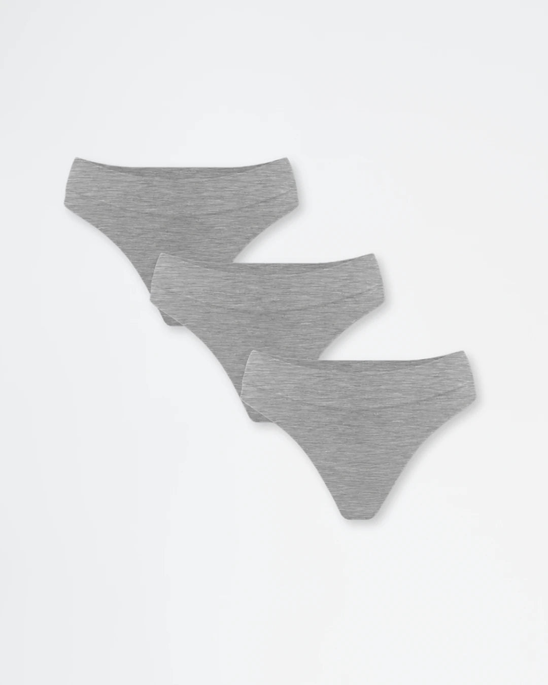 Pack de 3 braguitas brasileñas de bambú sin costuras