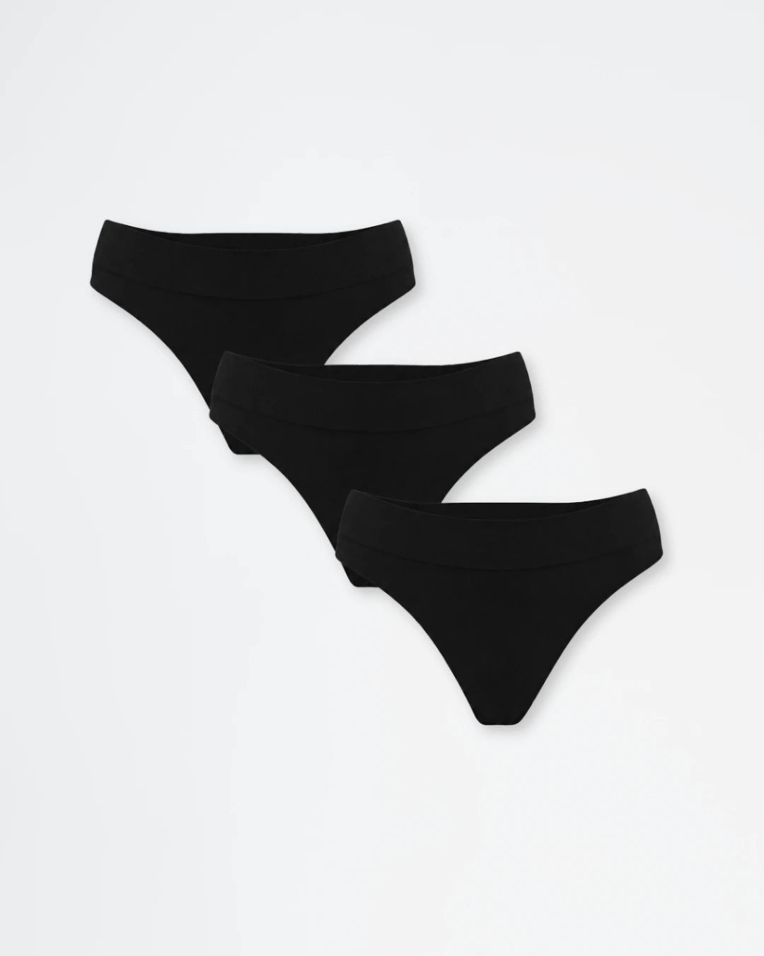 Pack de 3 braguitas brasileñas de bambú sin costuras