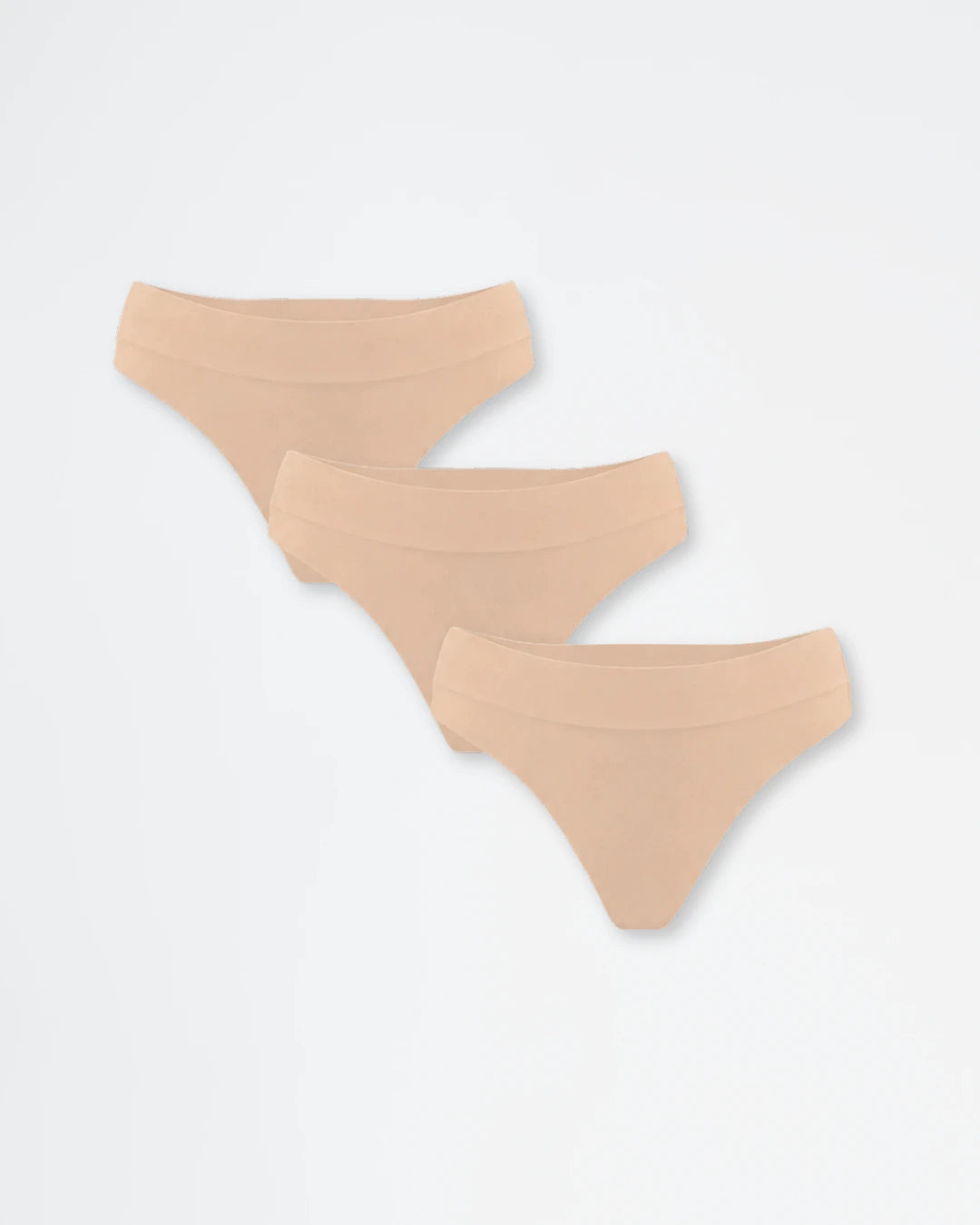 Pack de 3 braguitas brasileñas de bambú sin costuras