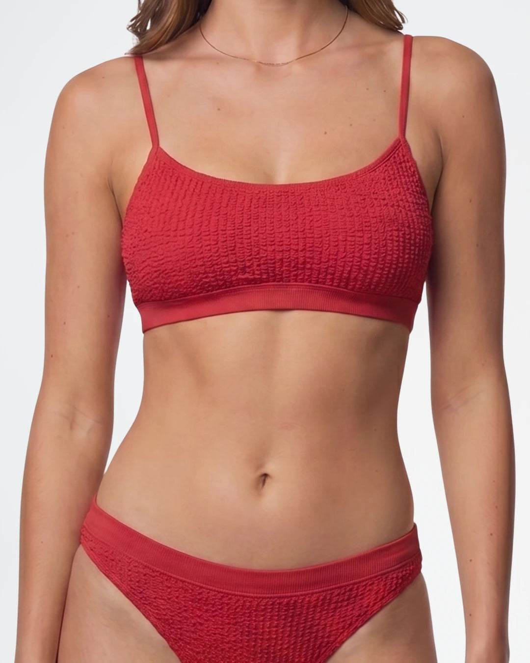 Top bikini tirantes finos