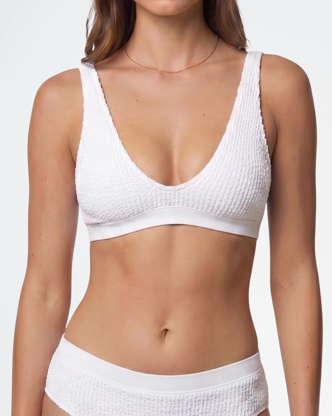 Top bikini triangular
