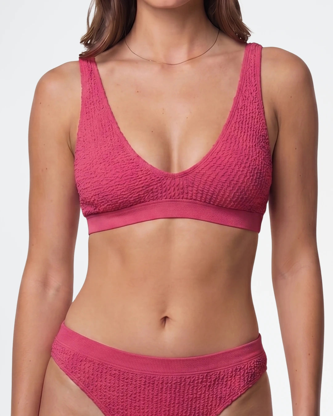 Top bikini triangular