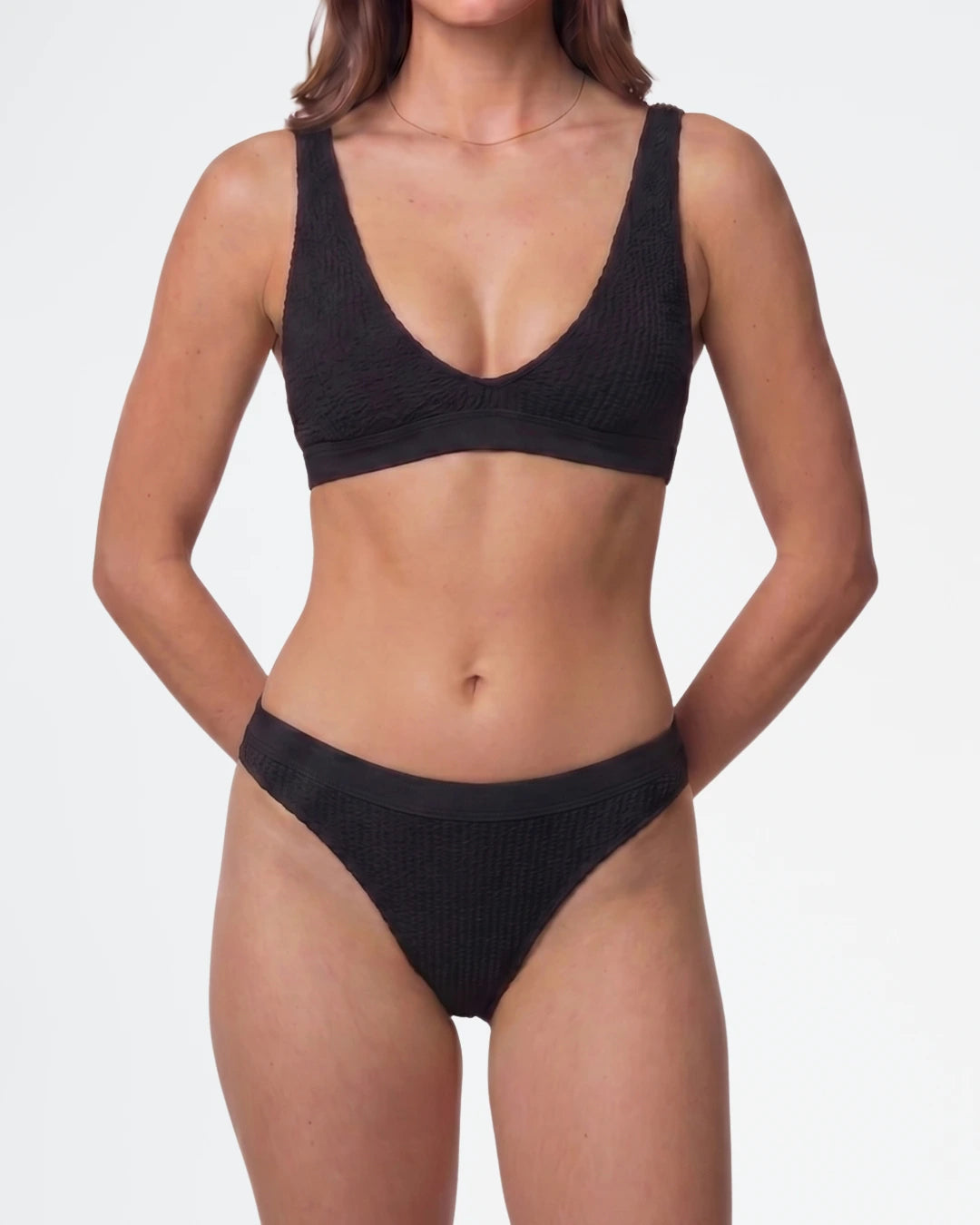Top bikini triangular