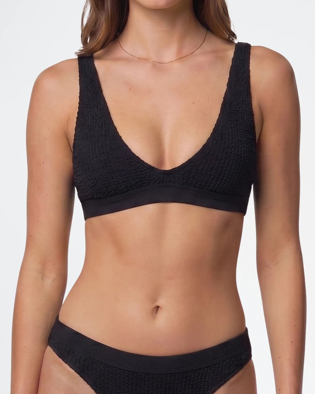 Top bikini triangular