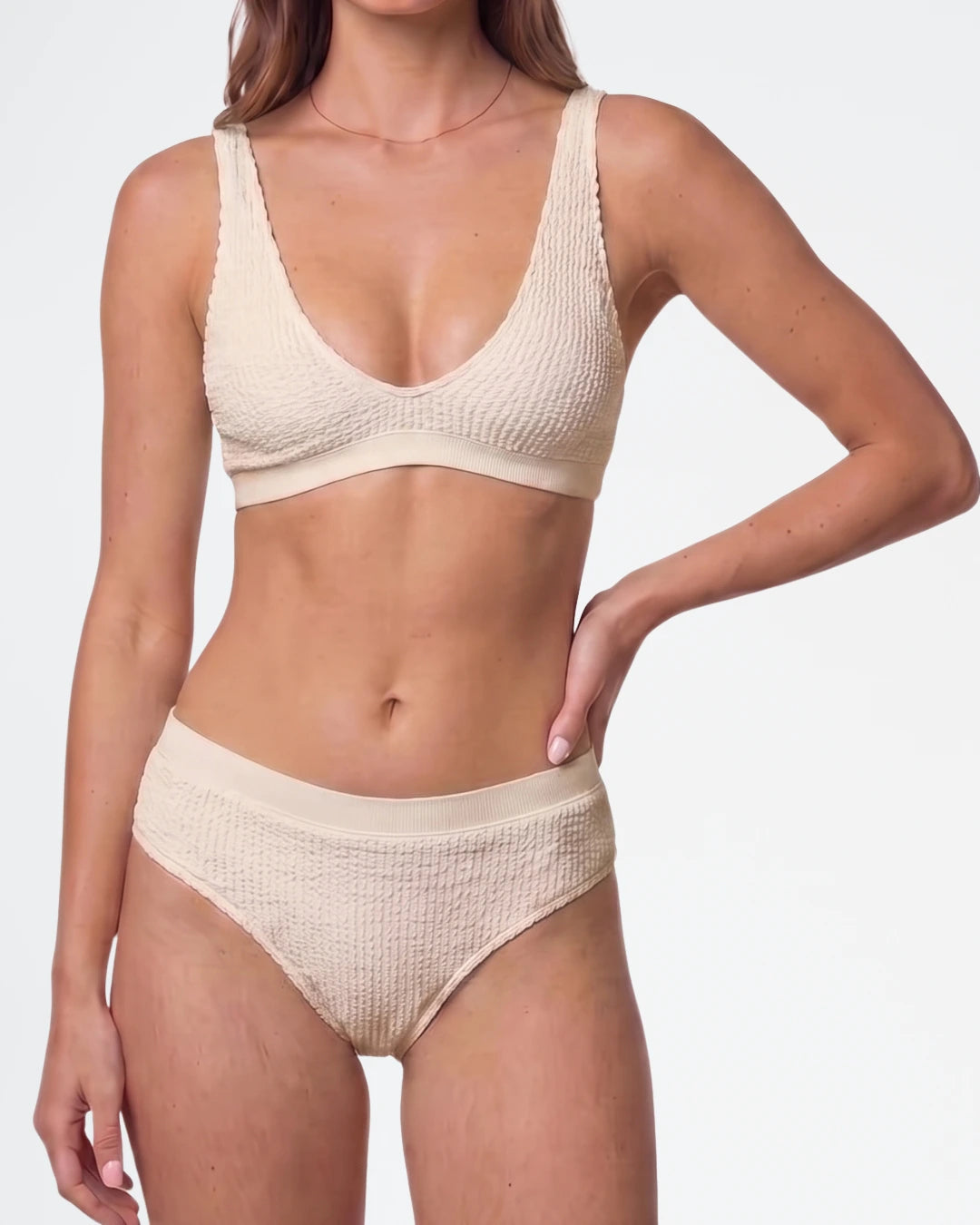 Top bikini triangular