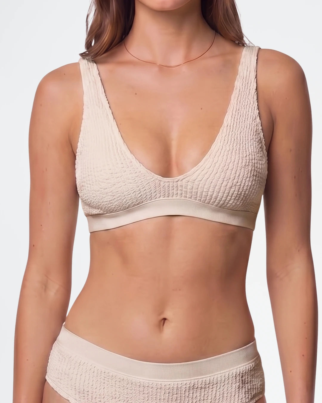 Top bikini triangular