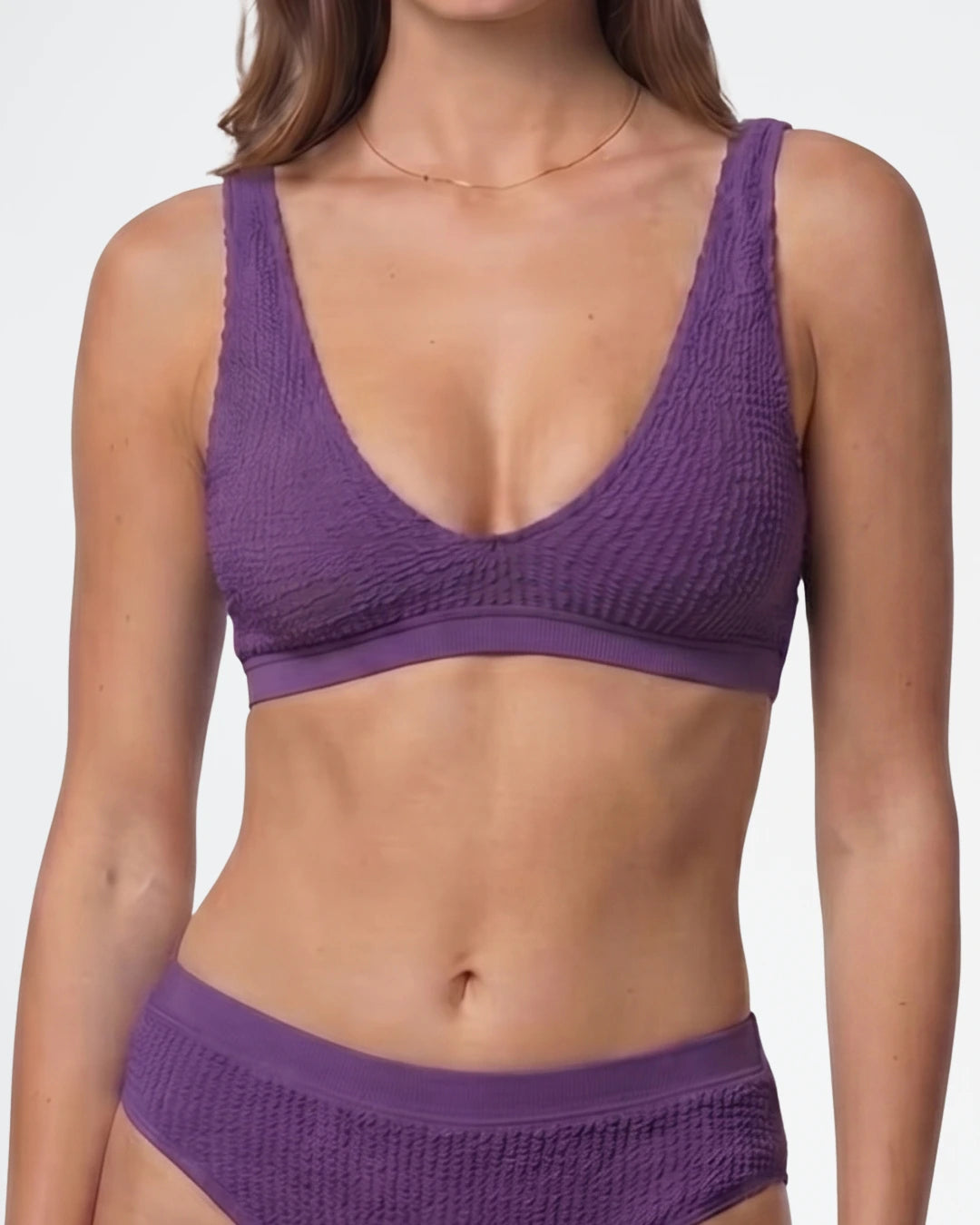 Top bikini triangular